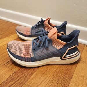 Adidas Ultraboost Women's Sneakers, pink and blue, size 10.5